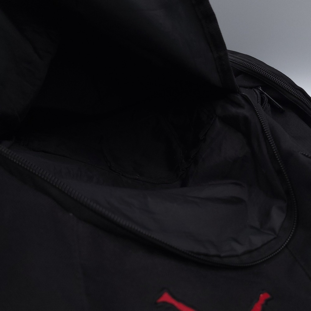 Air Jordan Jumpman Backpack Large Size Black with Red Jumpman Shoulder Straps - Picture 9 of 12